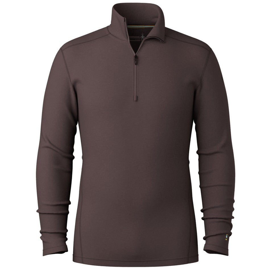 Smartwool Men's Classic Thermal Merino Base Layer 1/4 Zip - Mink Heather