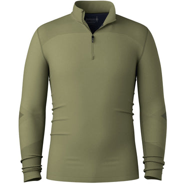 Smartwool Men's Intraknit Thermal Merino Base Layer 1/4 Zip - Winter Moss