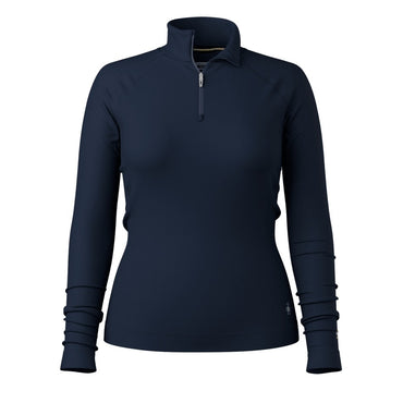 Smartwool Women's Classic Thermal Merino Base Layer 1/4 Zip - Deep Navy