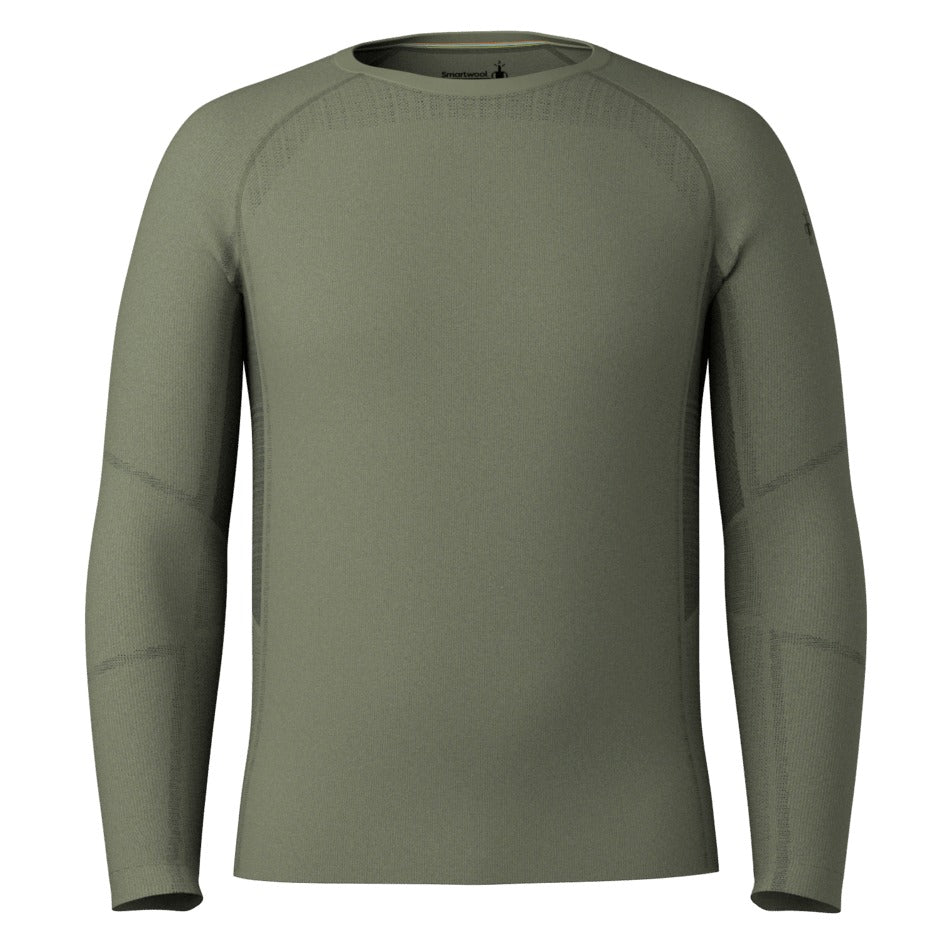 Smartwool Men's Intraknit All-Season Merino Base Layer Crew - Winter Moss