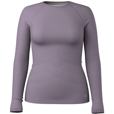 Smartwool Women's Intraknit All-Season Merino Base Layer Crew - Purple Storm