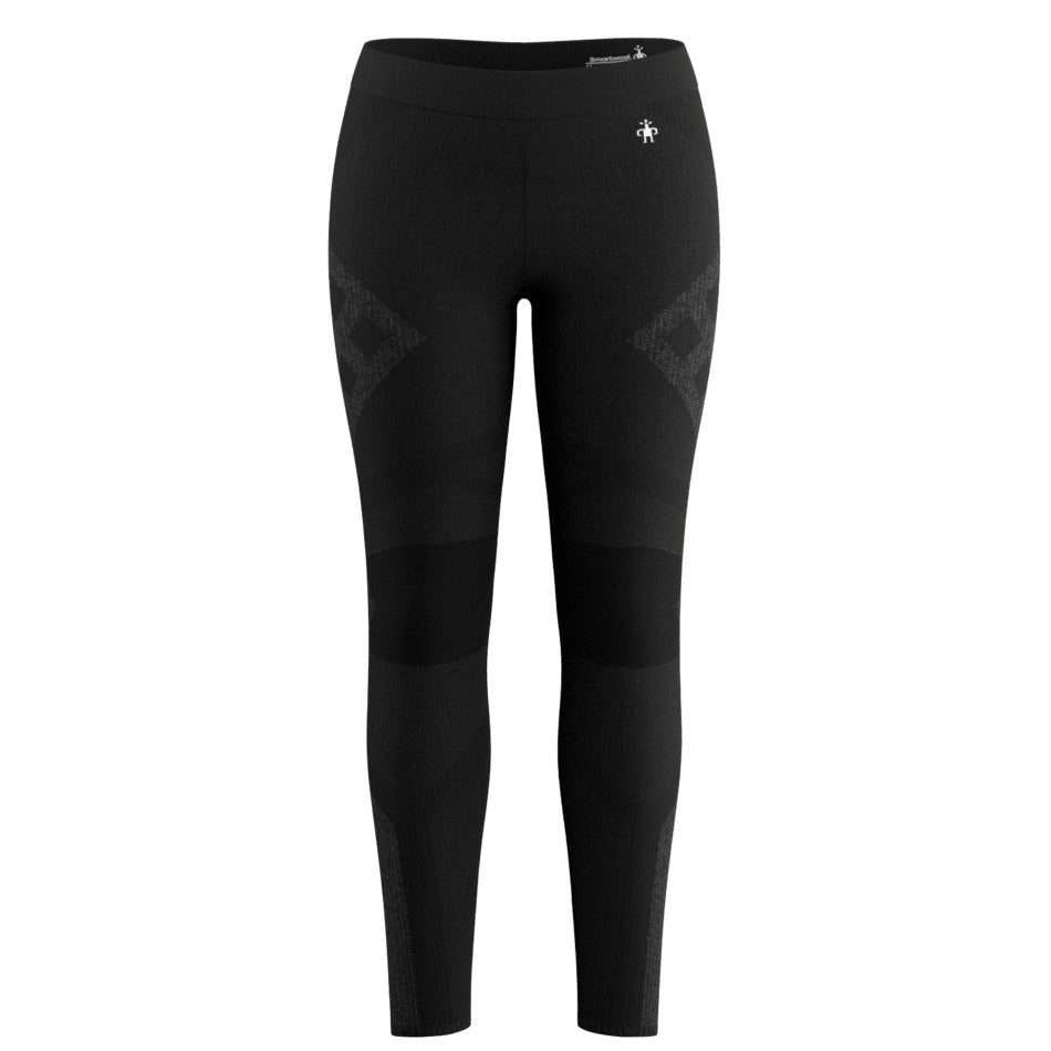 Smartwool Women's Intraknit Thermal Merino Base Layer Bottom - Black-white
