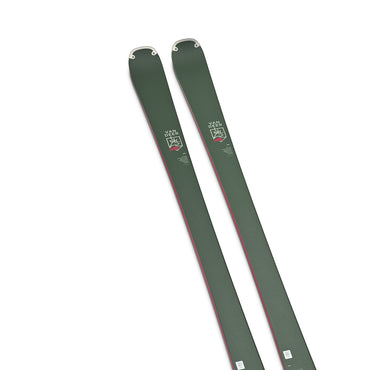Van Deer H-Power 78 skis 2026/27 in khaki, topsheet of the flat build