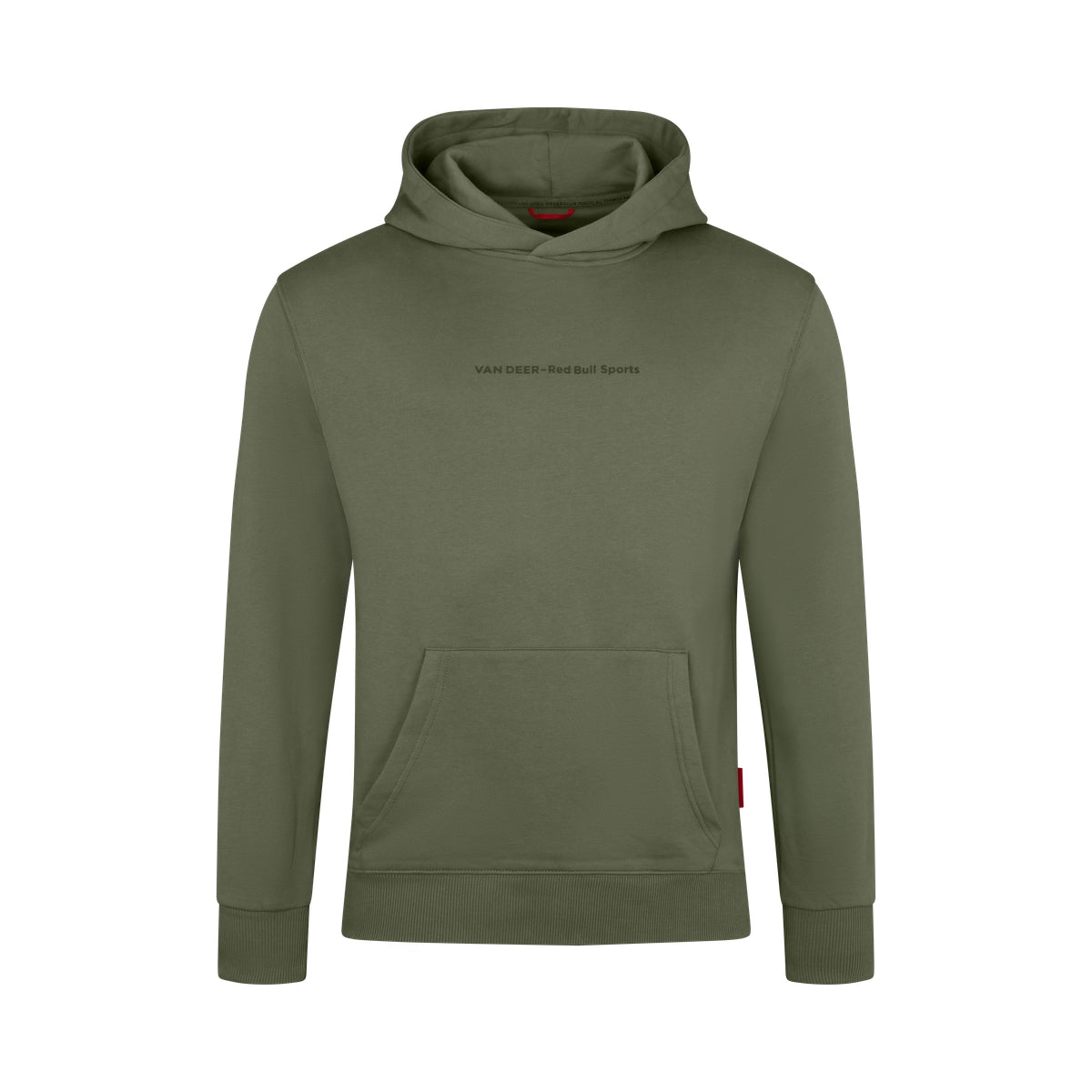 VAN DEER Proud Hoodie in khaki, front view