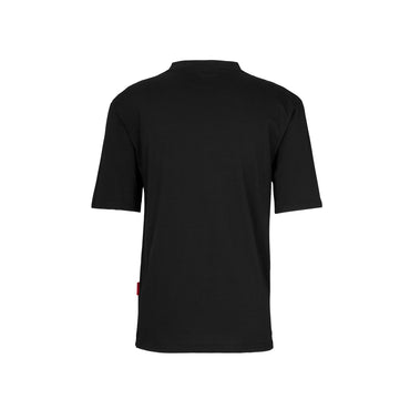 VAN DEER Essential T-Shirt in black, back view