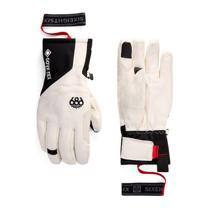 686 Men's GORE-TEX Stronghold™ Leather Glove – White – front