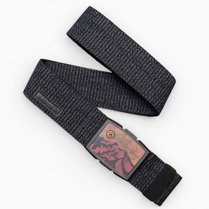 Arcade Woody Belt in Heather Limo — full belt with buckle