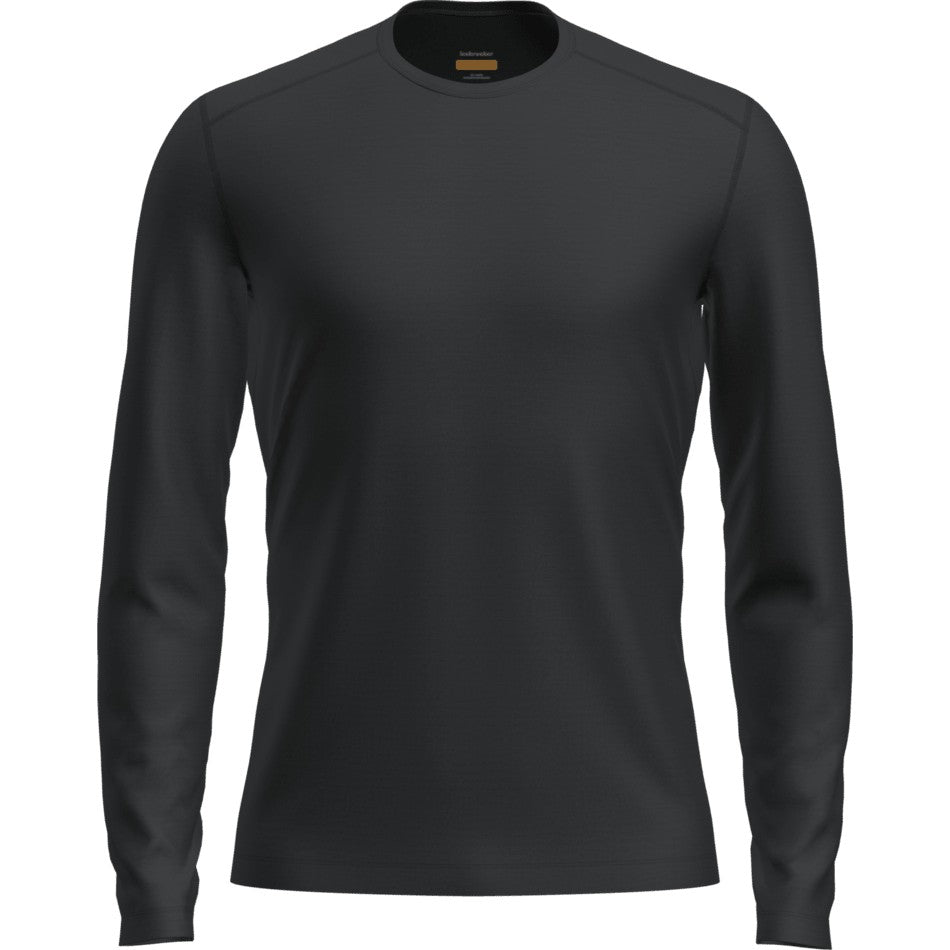 Icebreaker Men's Merino 200 Oasis Long Sleeve Crewe - Black