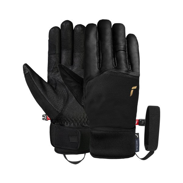 Reusch Steadfast Dry Palm Glove - Reusch Steadfast Dry Palm Glove - Black/Gold - pair