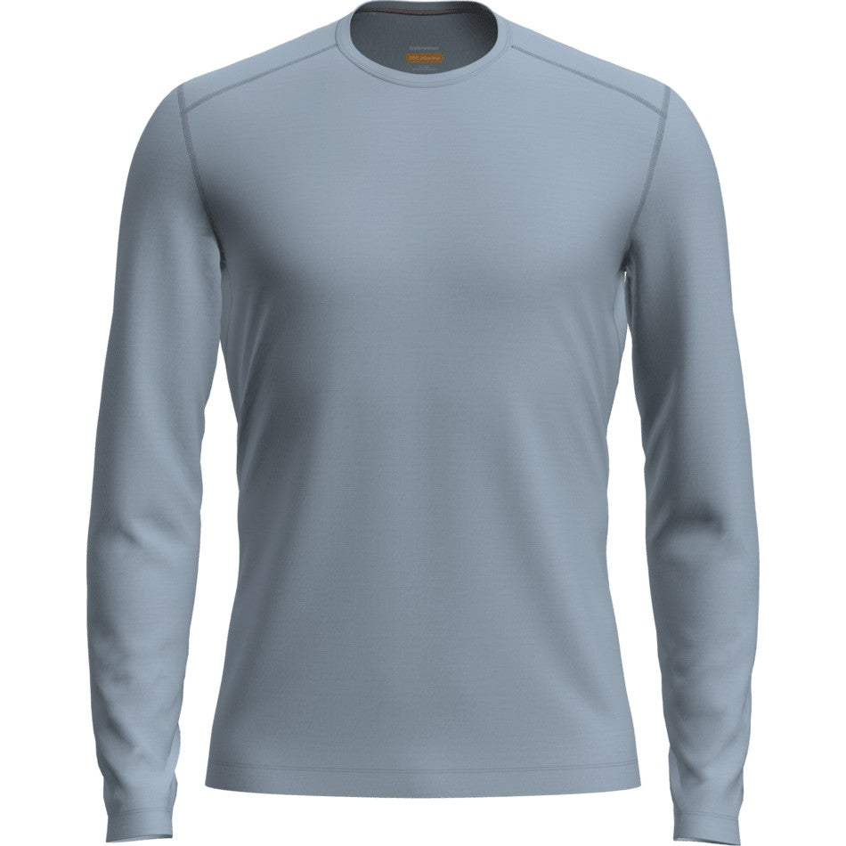Icebreaker Men's Merino 200 Oasis Long Sleeve Crewe - Zinc Blue
