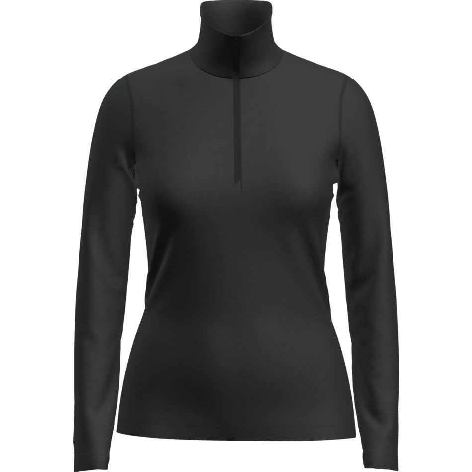 Icebreaker Women's Merino 200 Oasis Long Sleeve Half Zip - Black