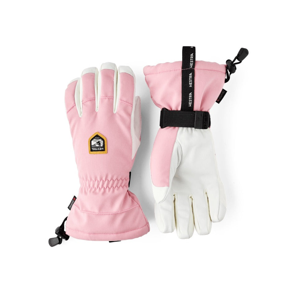 Hestra CZone Mountain in Candy — pair shown, backhand and palm