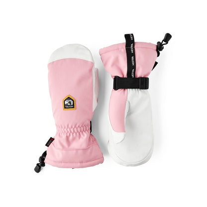 Hestra CZone Mountain Mitt in Candy — pair shown, backhand and palm