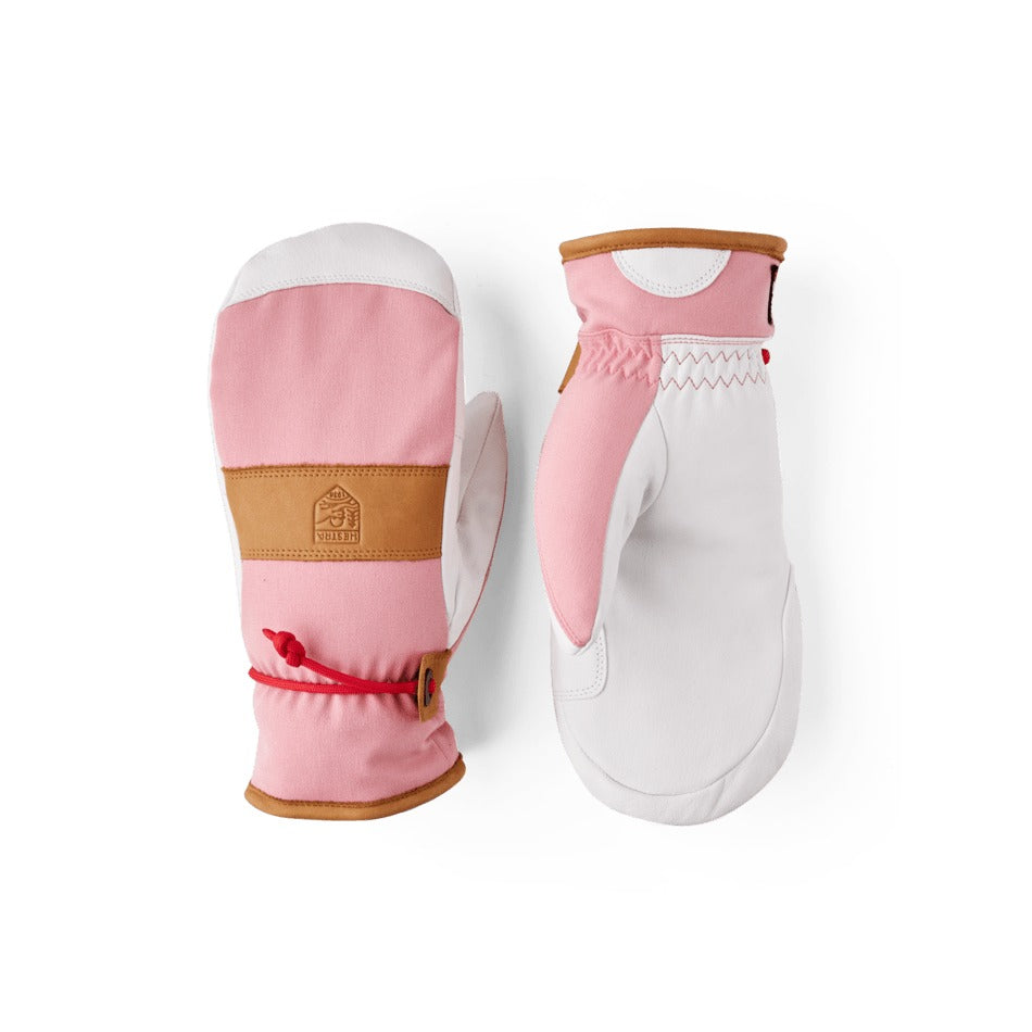 Hestra Voss CZone Mitt in Candy — pair shown, backhand and palm