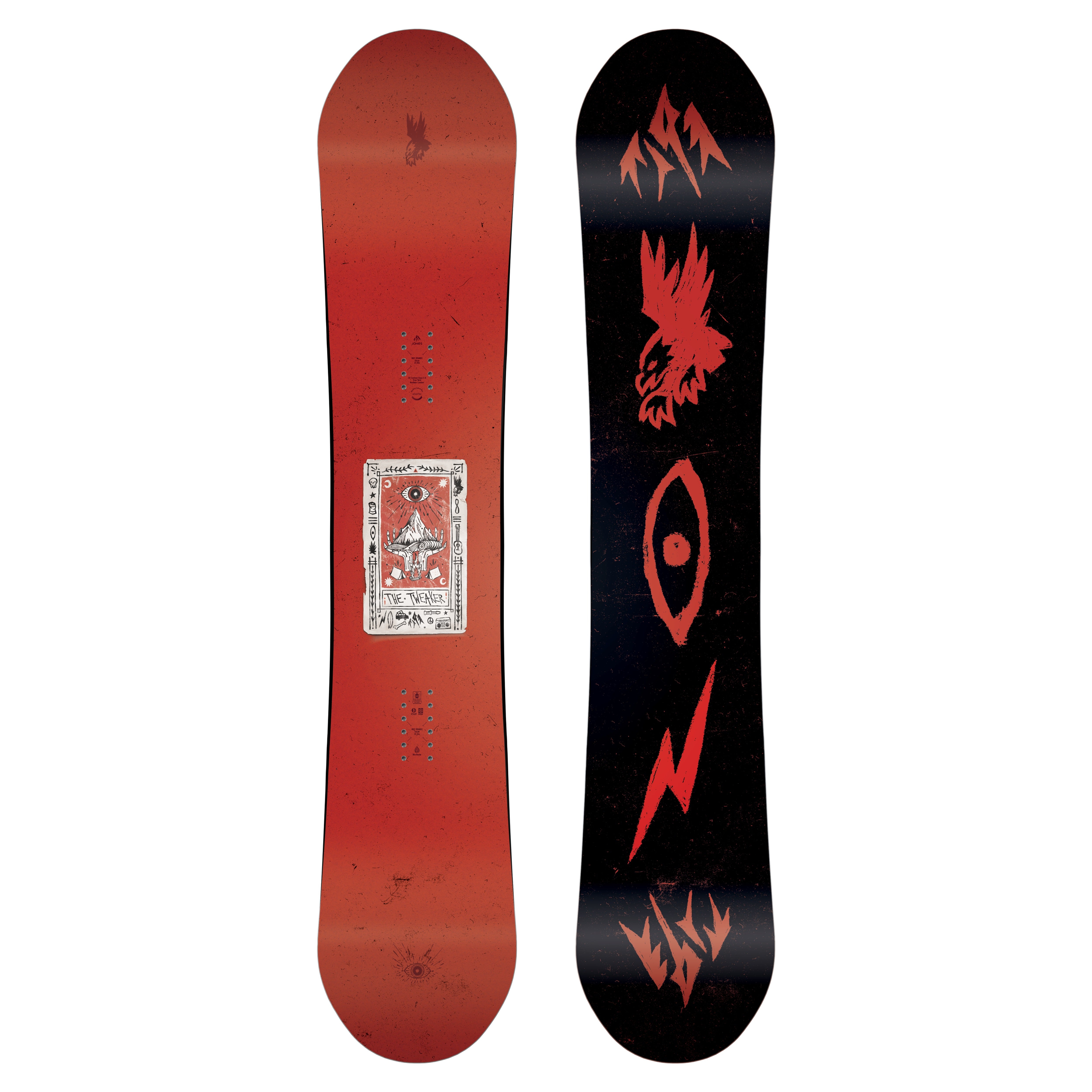 Jones Men's Tweaker 2.0 Snowboard 2026/2027, Red