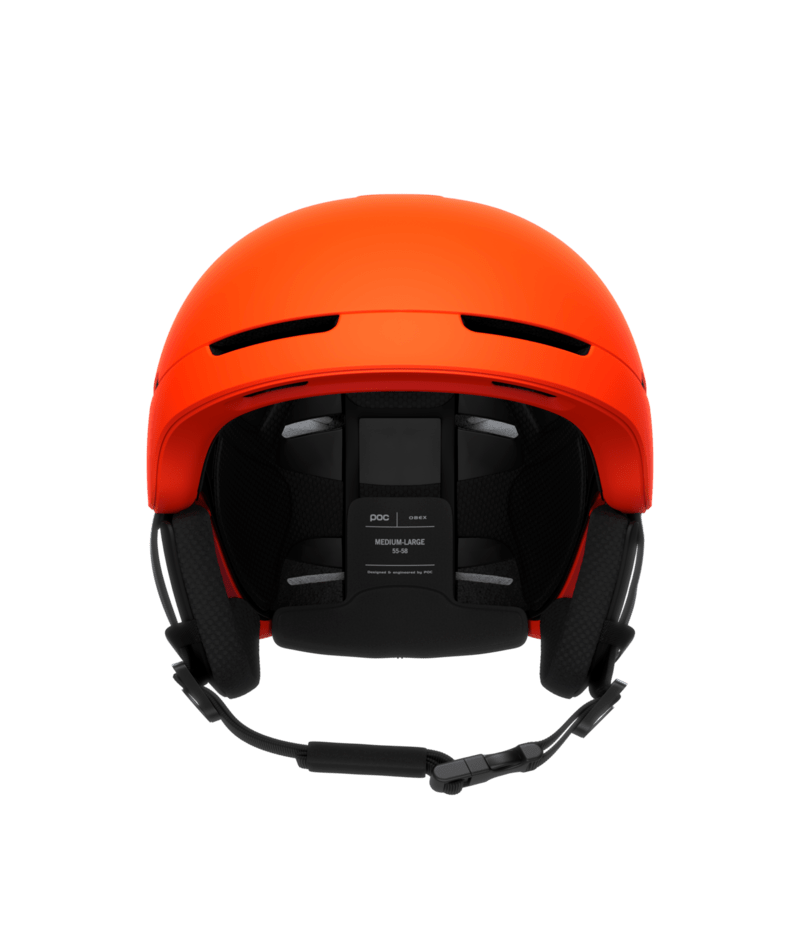 POC Obex MIPS ski helmet – Fluorescent Orange Matt (view 1)