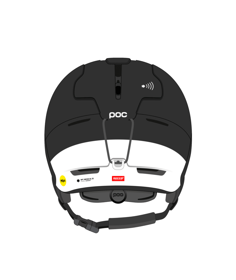 POC Obex Connect ski helmet – Uranium Black (view 1)
