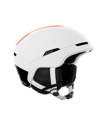 POC Obex Connect ski helmet – Hydrogen White/Fluorescent Orange AVIP (view 2)