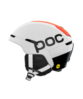 POC Obex Connect ski helmet – Hydrogen White/Fluorescent Orange AVIP (Detail)