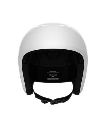 POC Skull Dura Jr junior race ski helmet – Hydrogen White (view 1)