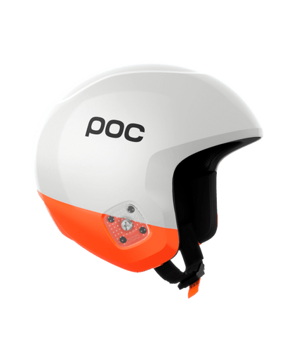 POC Skull Dura X MIPS race ski helmet – Hydrogen White/Fluorescent Orange (view 2)