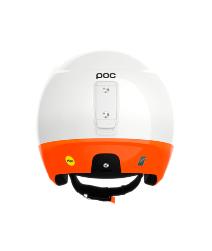 POC Skull Dura X MIPS race ski helmet – Hydrogen White/Fluorescent Orange (view 3)