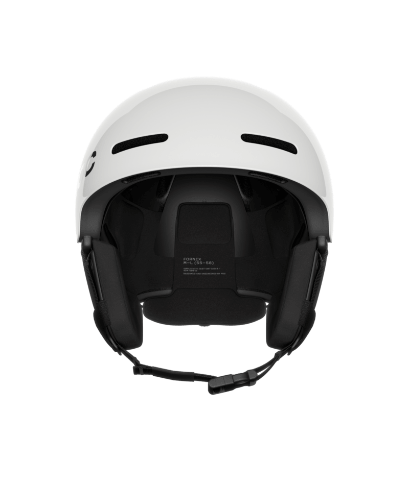 POC Fornix MIPS ski helmet – Hydrogen White/Fluorescent Orange (view 1)