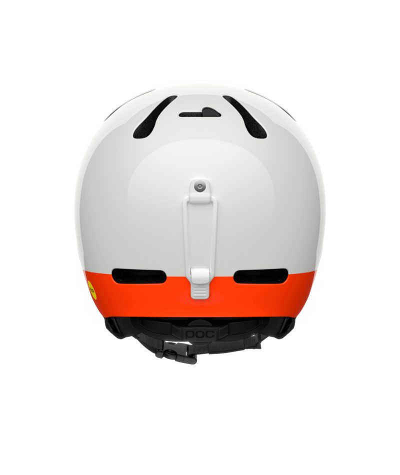 POC Fornix MIPS ski helmet – Hydrogen White/Fluorescent Orange (view 3)