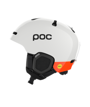 POC Fornix MIPS ski helmet – Hydrogen White/Fluorescent Orange (Detail)