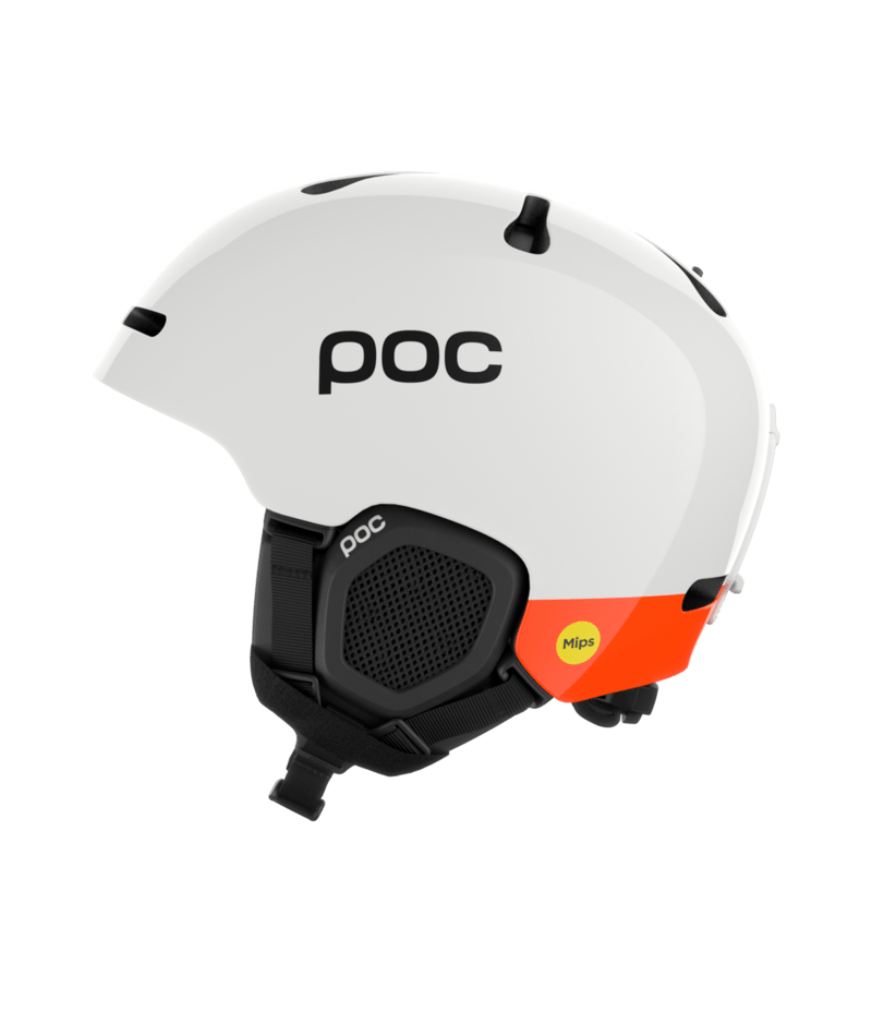 POC Fornix MIPS ski helmet – Hydrogen White/Fluorescent Orange