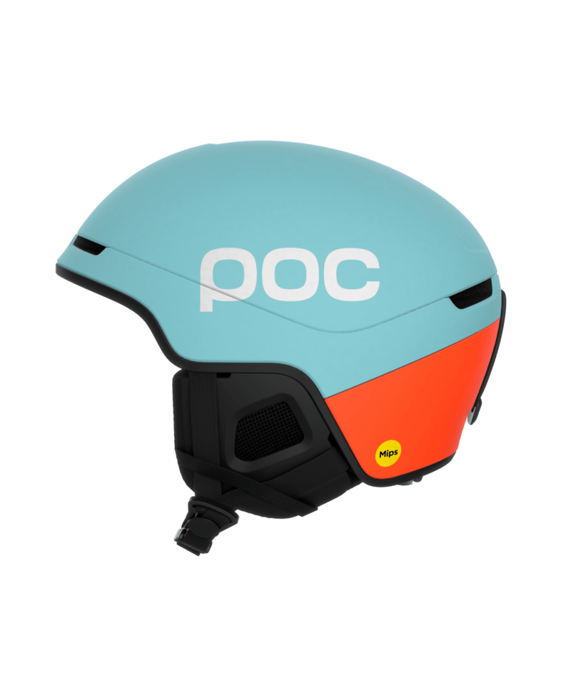 POC Obex Contour ski helmet – Indicolite Blue Matt/Carnelian Orange Matt