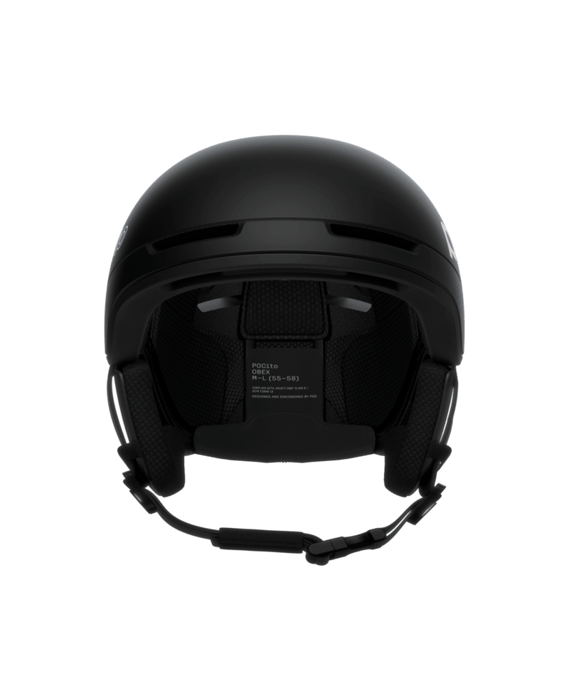 POC POCito Obex MIPS kids ski helmet – Uranium Black Matt (view 1)