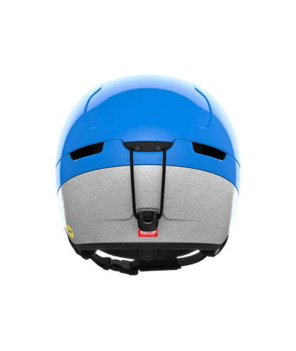 POC POCito Obex MIPS kids ski helmet – Fluorescent Blue (view 3)