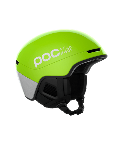 POC POCito Obex MIPS kids ski helmet – Fluorescent Yellow/Green (view 2)