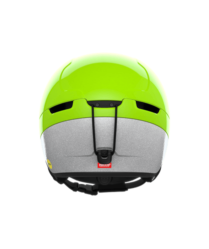 POC POCito Obex MIPS kids ski helmet – Fluorescent Yellow/Green (view 3)