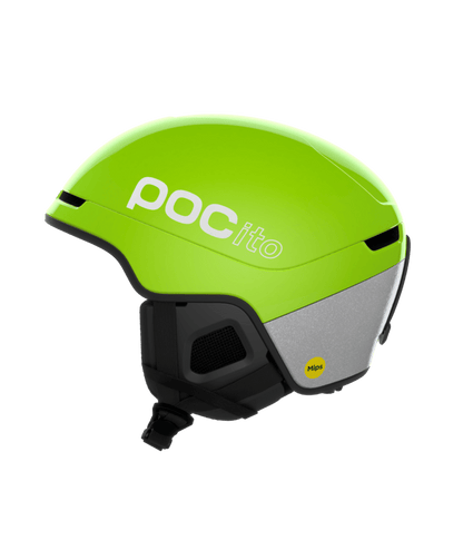 POC POCito Obex MIPS kids ski helmet – Fluorescent Yellow/Green