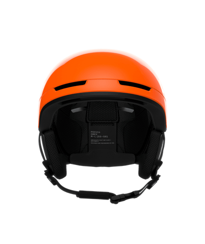 POC POCito Obex MIPS kids ski helmet – Fluorescent Orange (view 1)