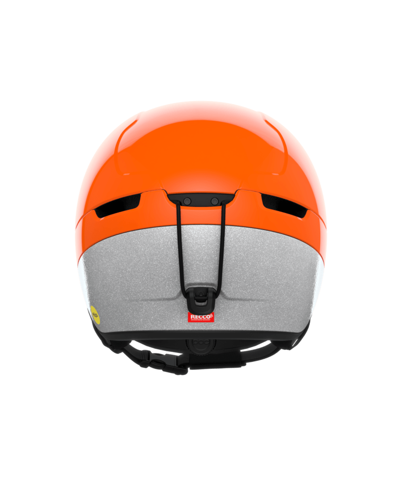 POC POCito Obex MIPS kids ski helmet – Fluorescent Orange (view 3)