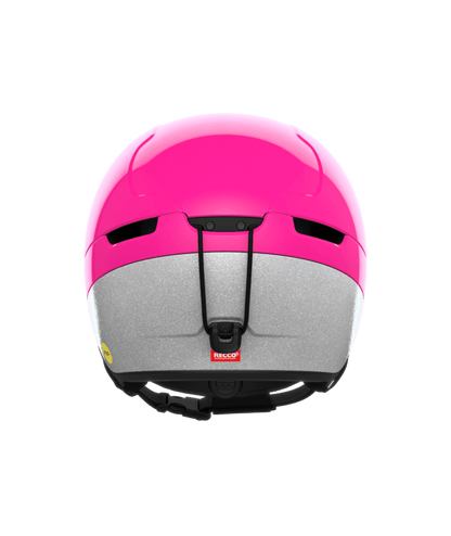 POC POCito Obex MIPS kids ski helmet – Fluorescent Pink (view 3)