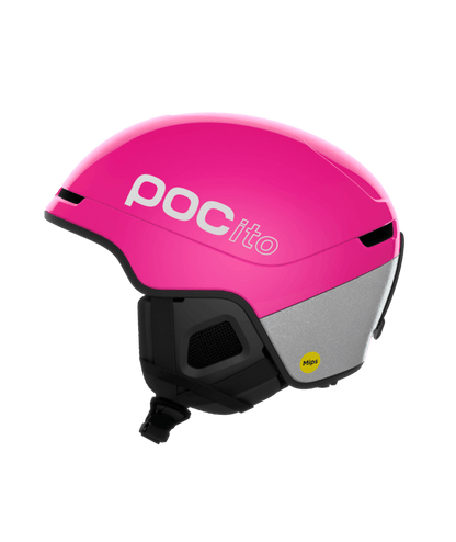 POC POCito Obex MIPS kids ski helmet – Fluorescent Pink