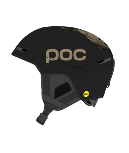 POC Obex Contour Marco Odermatt Edition ski helmet – Uranium Black/Podium Gold