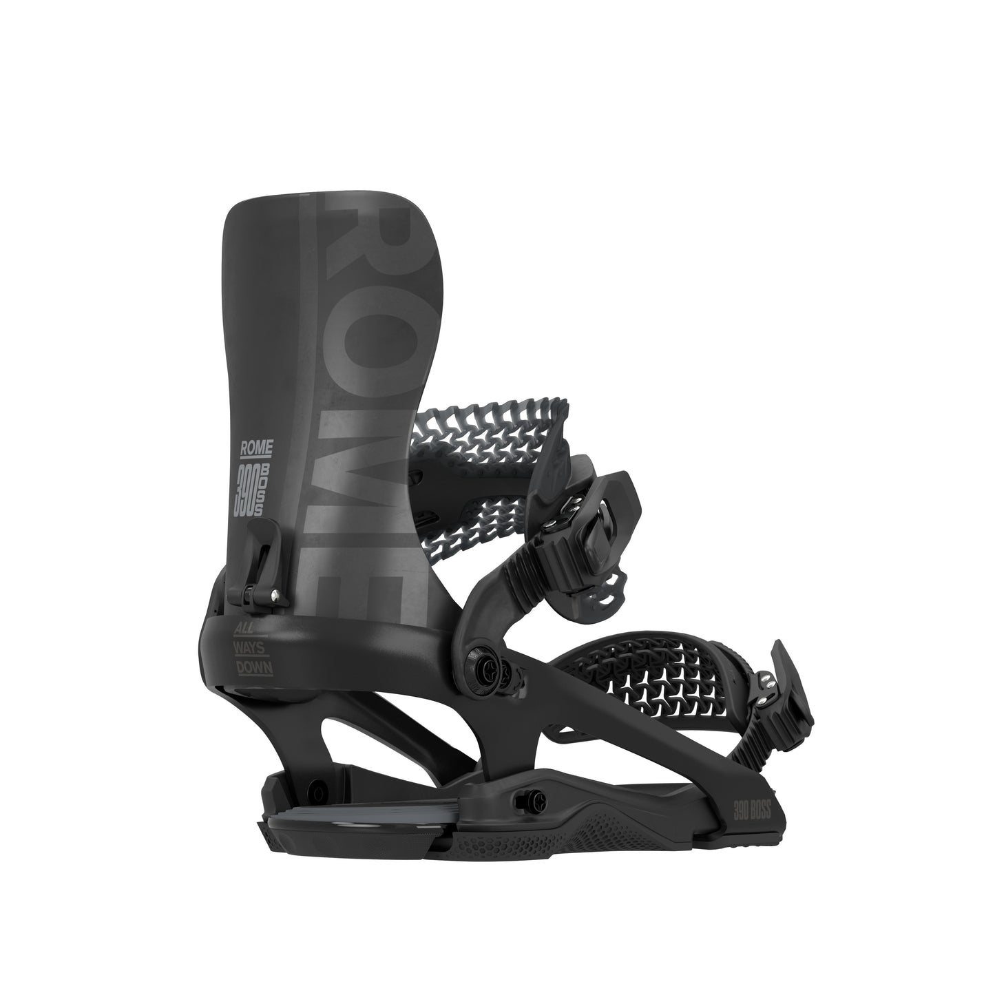 Rome 390 Boss FW Snowboard Bindings 2026/2027 black