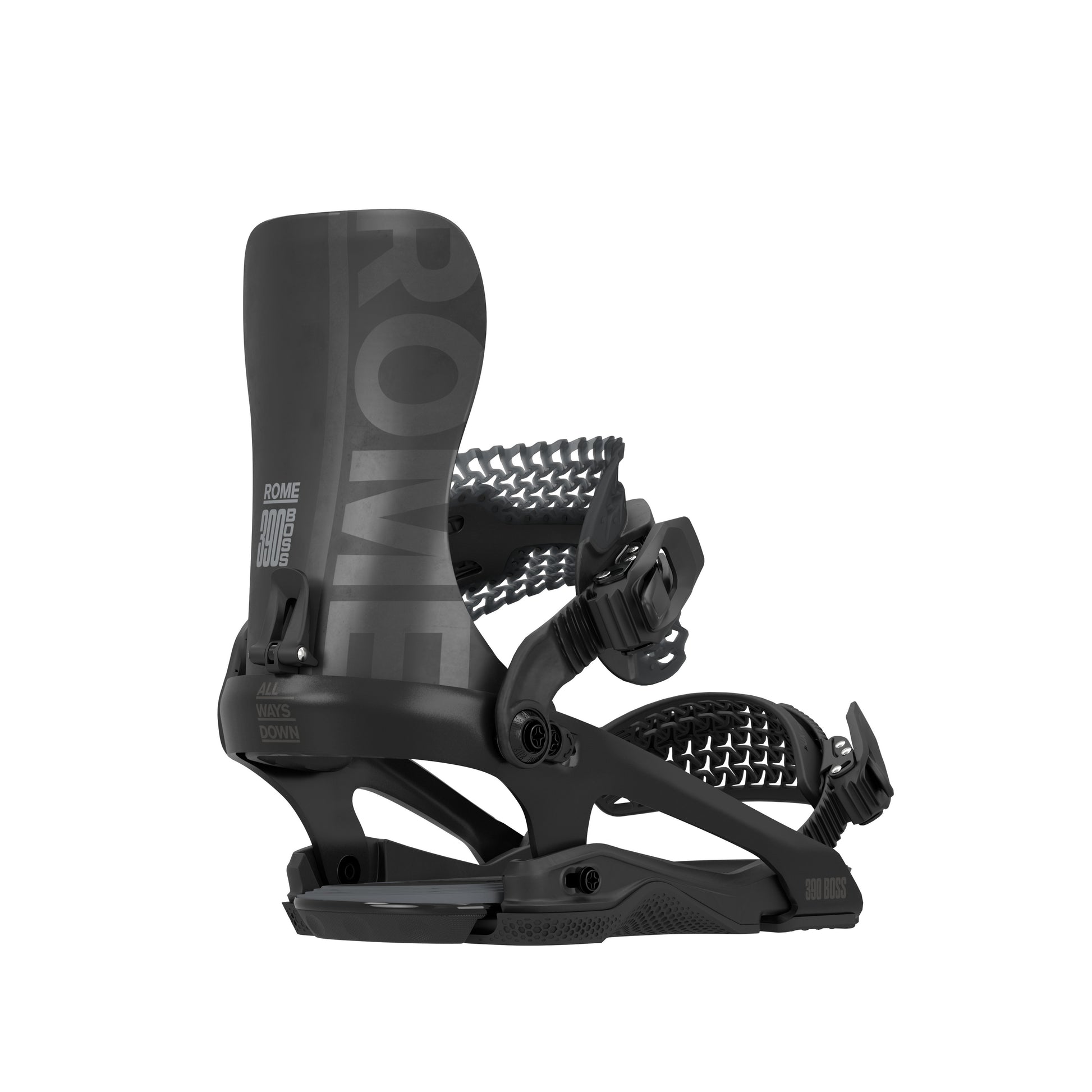 Rome 390 Boss FW Snowboard Bindings 2026/2027 black