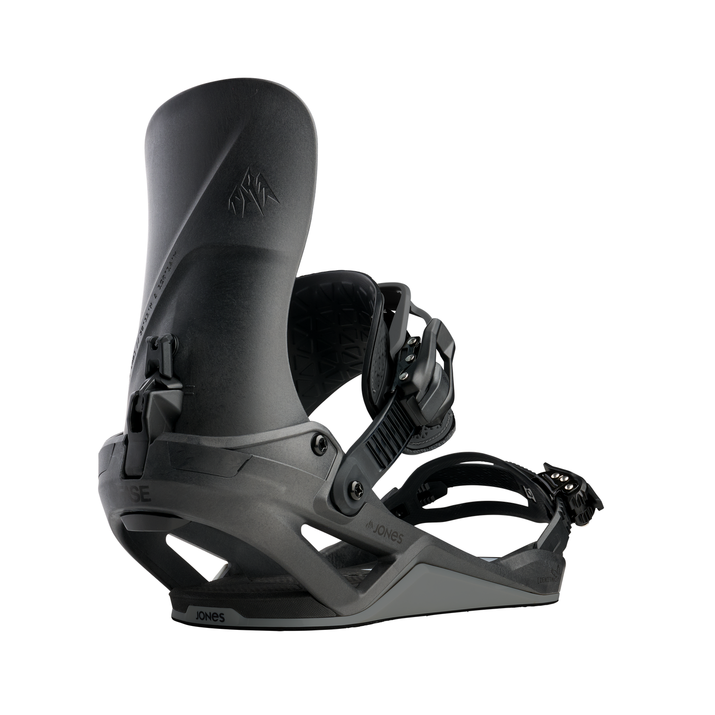 Jones Zenith FASE Snowboard Binding 2026/2027, Black Carbon
