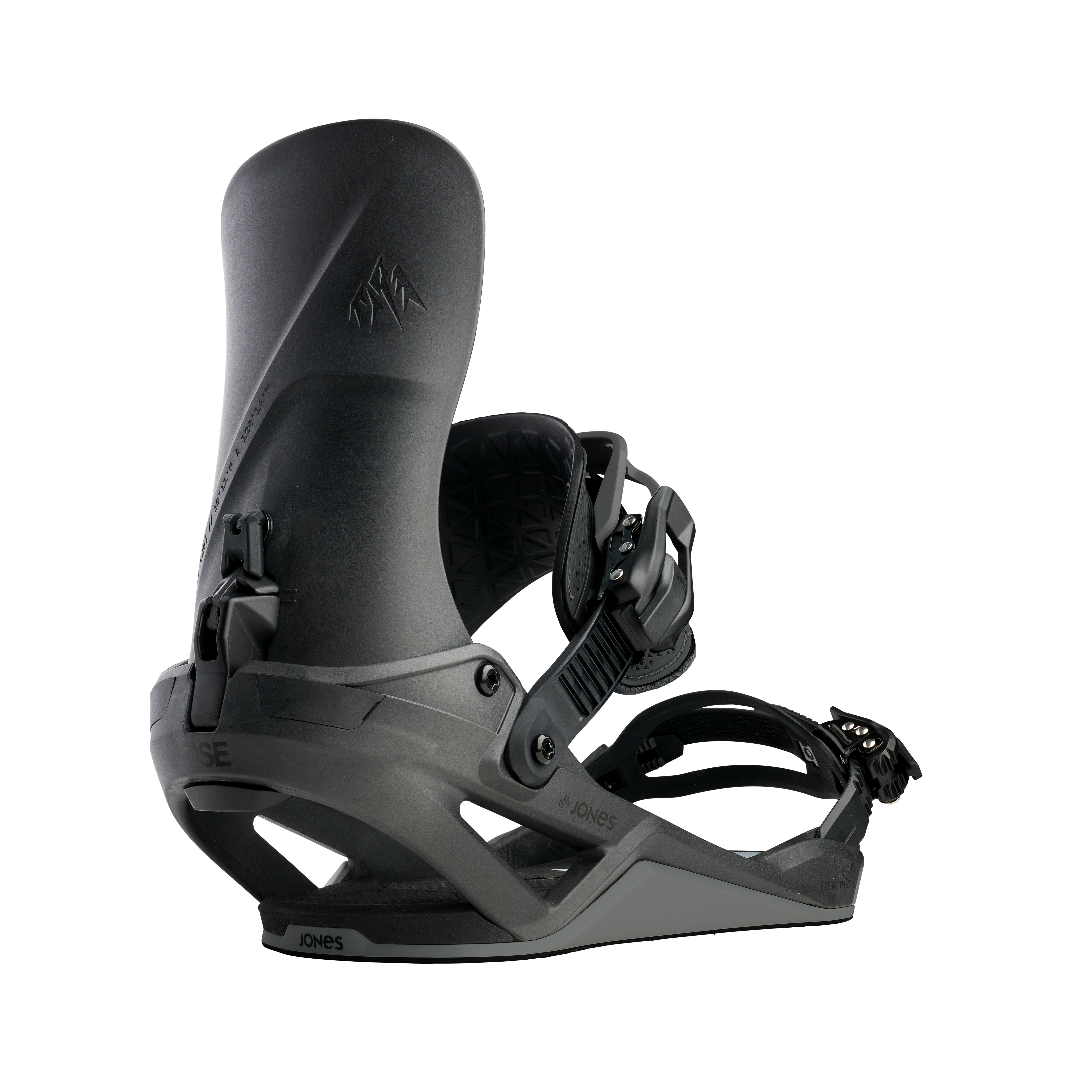 Jones Zenith FASE Snowboard Binding 2026/2027, Black Carbon