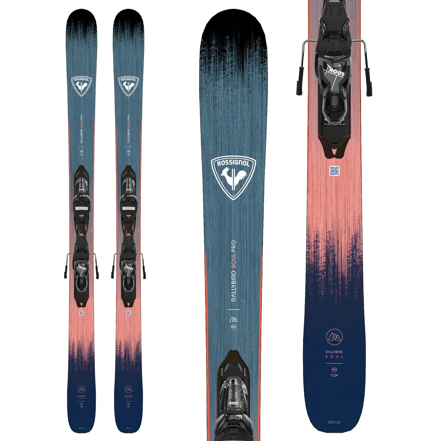 Rallybird Soul Pro Junior Ski System with XP 10 GW Bindings
